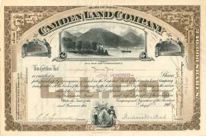 Camden Land Co. - Stock Certificate